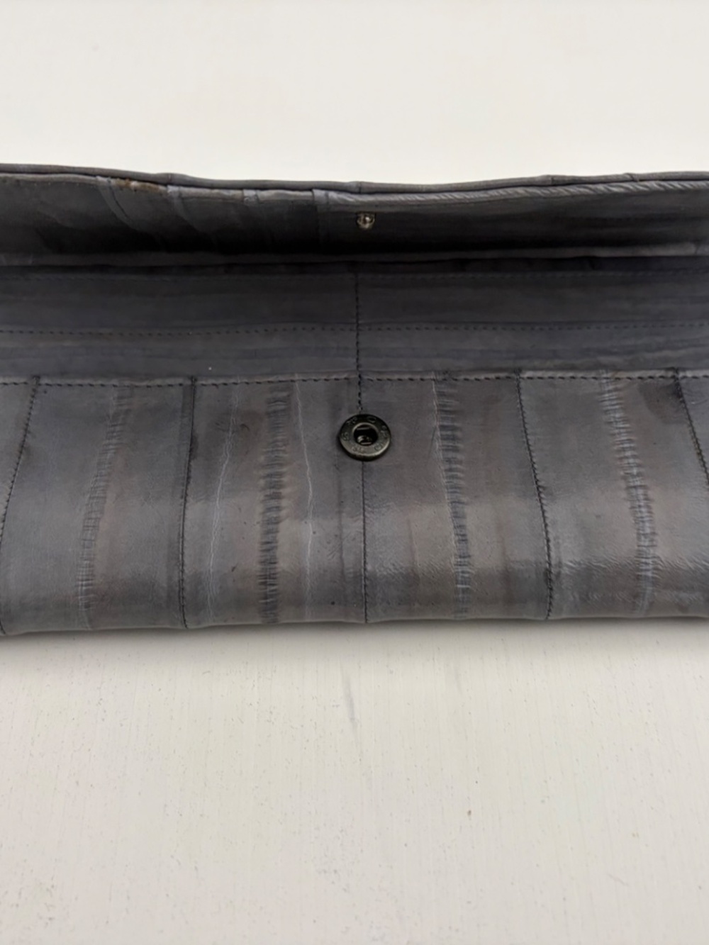 NEW Eel Skin Wallet and Checkbook Holder Insert - Picture 4 of 10